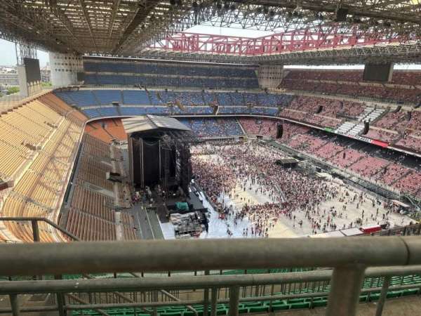 San Siro, section: 358, row: 4, seat: 20