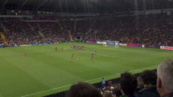 Stade de Genève, section: p, row: 23, seat: 4