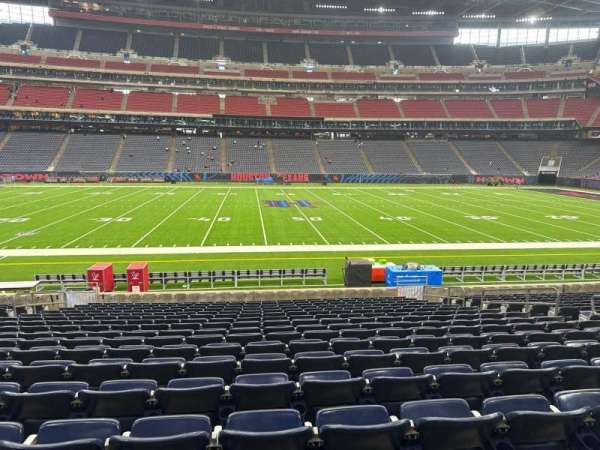 NRG Stadium, section: 107, row: s, seat: 11