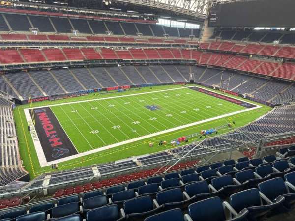 NRG Stadium, section: 613, row: f, seat: 11