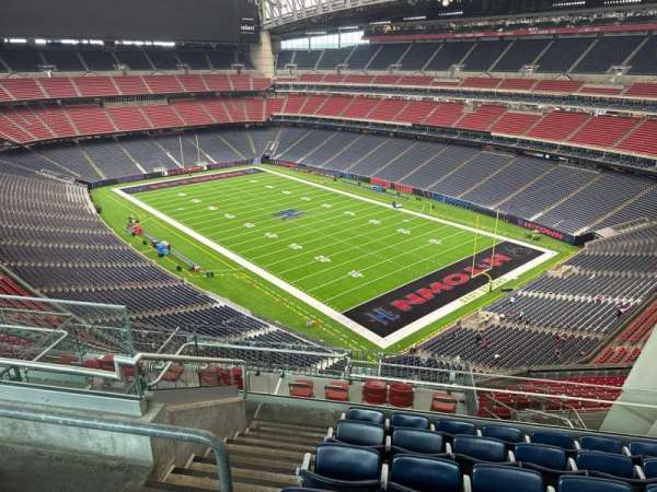 NRG Stadium, section: 601, row: f, seat: 8