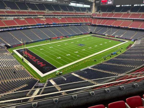 NRG Stadium, section: 540, row: j, seat: 11