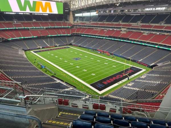 NRG Stadium, section: 627, row: f, seat: 7