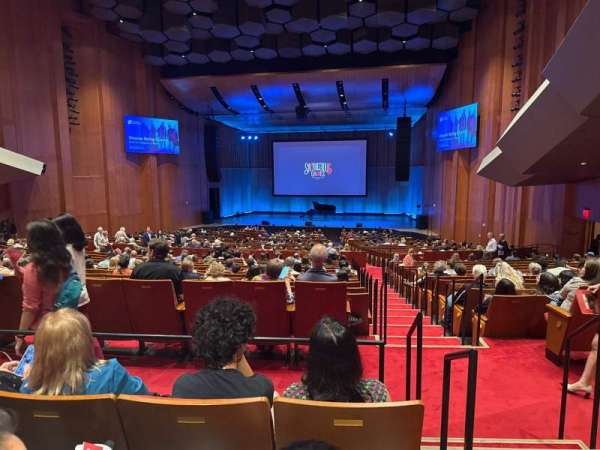 Jones Hall, section: orchestra center back, row: cc, seat: 101