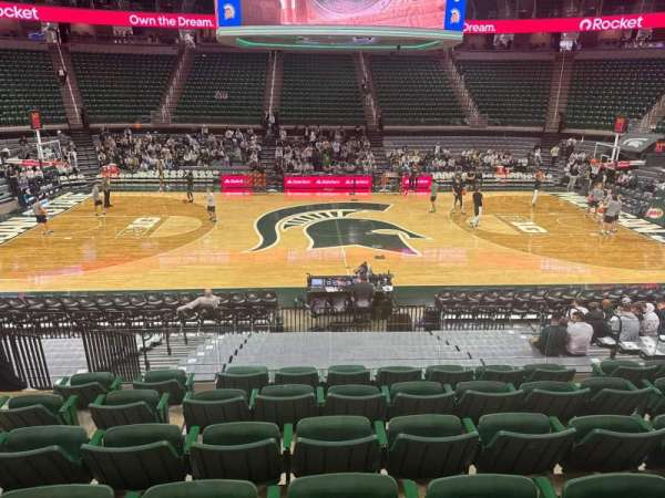 Breslin Center, section: 128, row: 18, seat: 105