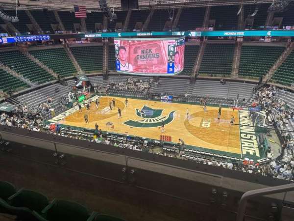 Breslin Center, section: 208, row: 3, seat: 3