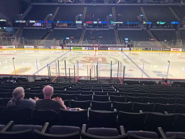 Van Andel Arena, section: 108, row: q, seat: 11