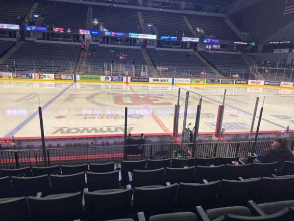 Van Andel Arena, section: 122, row: h, seat: 16