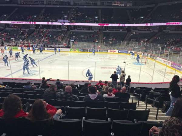 Van Andel Arena, section: 107, row: m, seat: 3