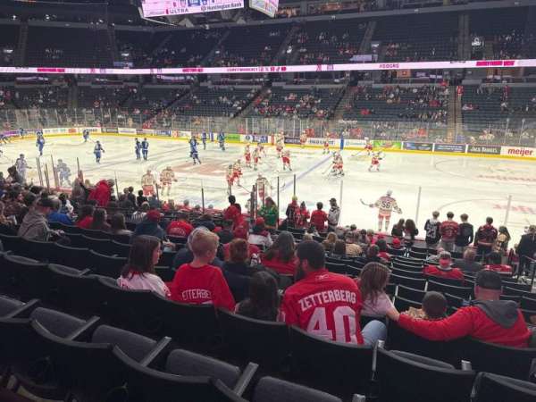 Van Andel Arena, section: 121, row: q, seat: 4
