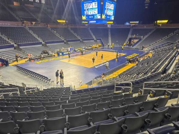 Crisler Center, section: 110, row: 17, seat: 7