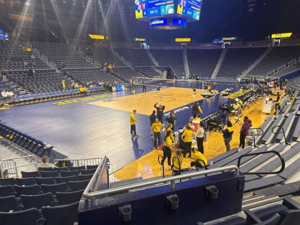 Crisler Center, section: 128, row: 10, seat: 4