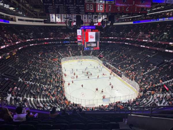 Xfinity Mobile Arena, section: 218, row: 9, seat: 12
