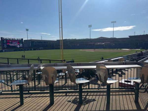 Baum-Walker Stadium, section: patio, row: a, seat: 5