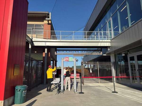 Baum-Walker Stadium, section: gate