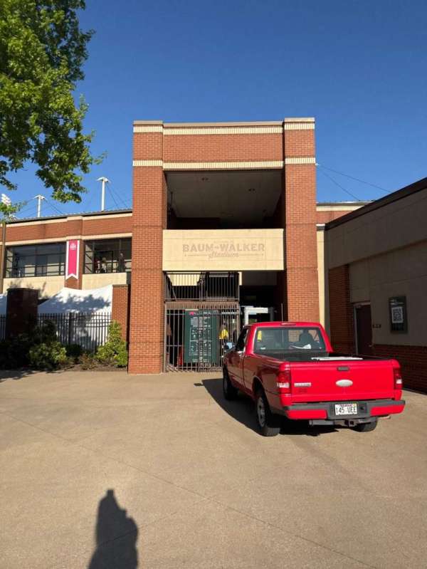 Baum-Walker Stadium, section: gate