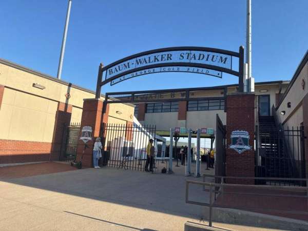 Baum-Walker Stadium, section: gate b