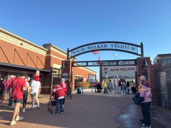 Baum-Walker Stadium, section: gate a