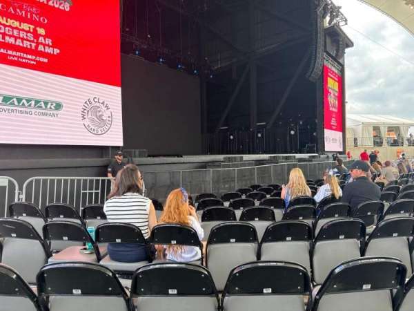 Walmart AMP, section: 3, row: k, seat: 20