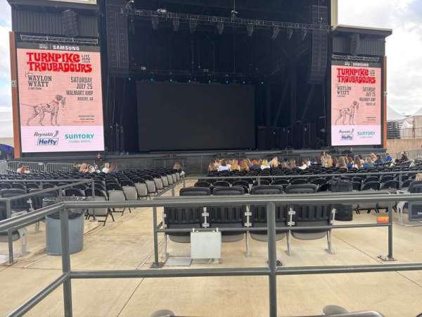 Walmart AMP, section: box 24, seat: 13