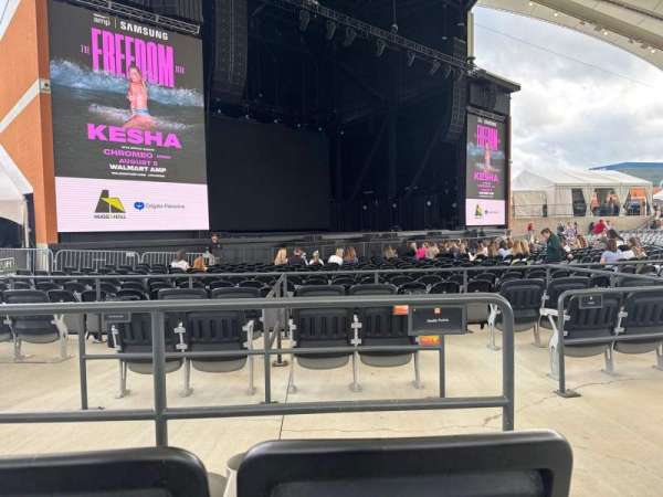 Walmart AMP, section: box 26, seat: 9