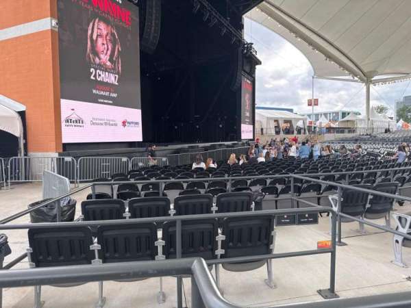 Walmart AMP, section: box 27, seat: 8