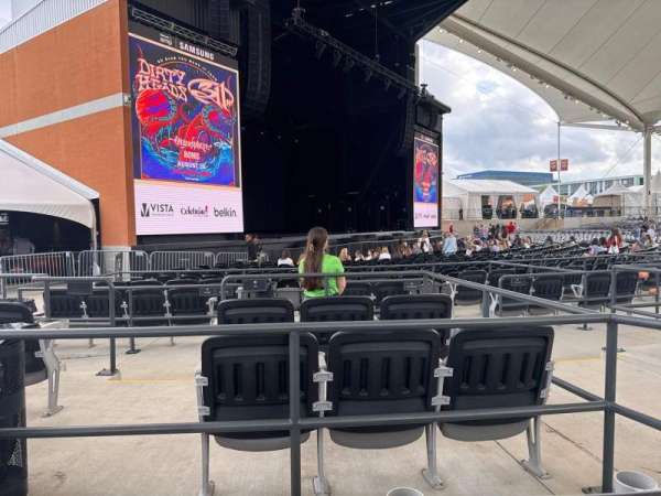 Walmart AMP, section: box 39, seat: 7