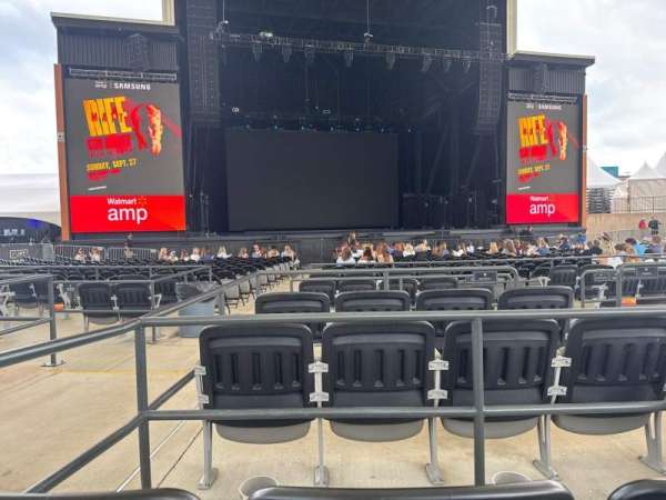 Walmart AMP, section: box 35, seat: 9