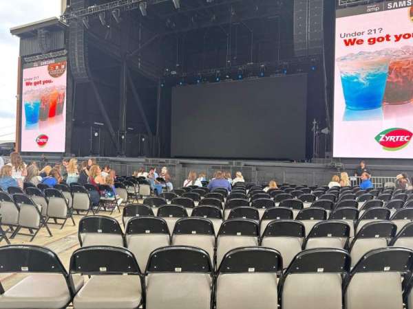 Walmart AMP, section: box 4, seat: 2