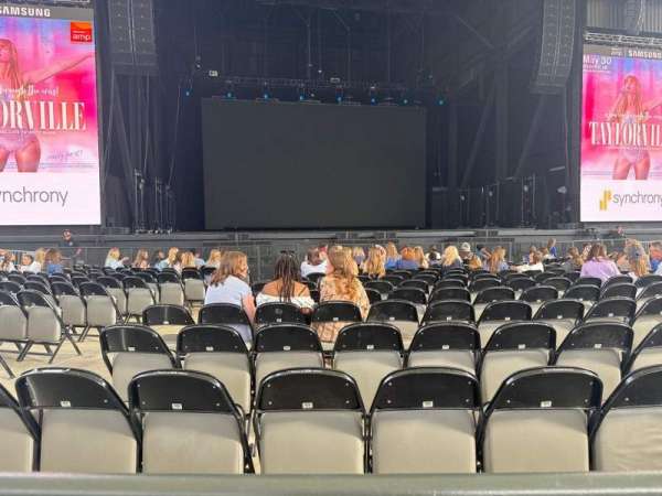 Walmart AMP, section: box 6, seat: 9