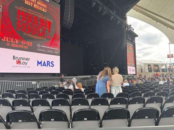 Walmart AMP, section: box 9, seat: 6
