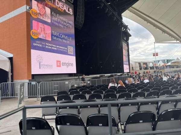 Walmart AMP, section: box 10, seat: 7