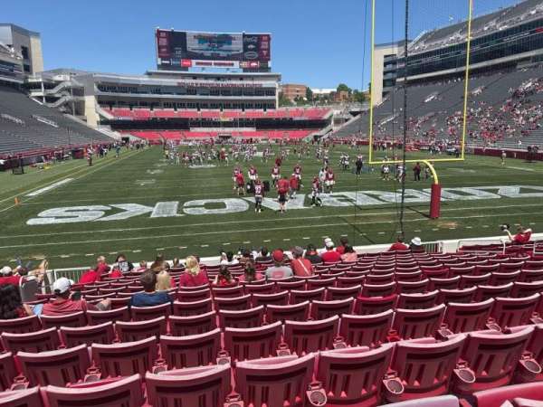 Razorback Stadium, section: 133, row: 14, seat: 15