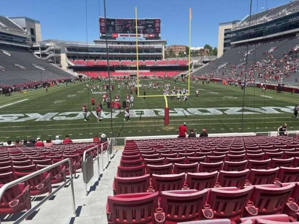 Razorback Stadium, section: 132, row: 18, seat: 20