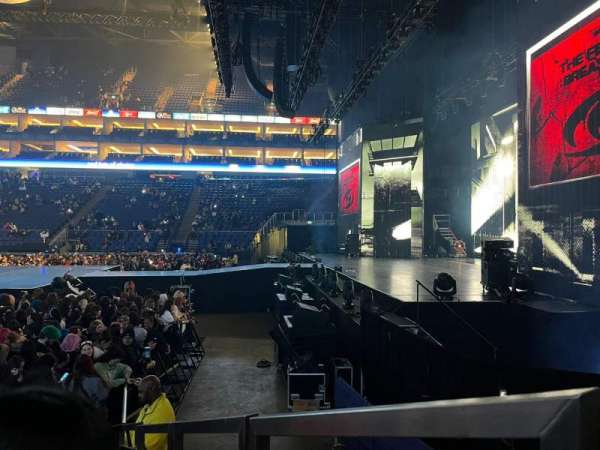 The O2, London, section: 112, row: G, seat: 393