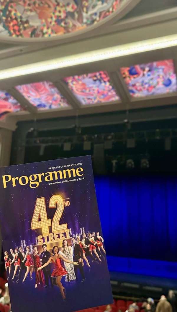 Princess of Wales Theatre, section: Dress Circle Front, row: A, seat: 16