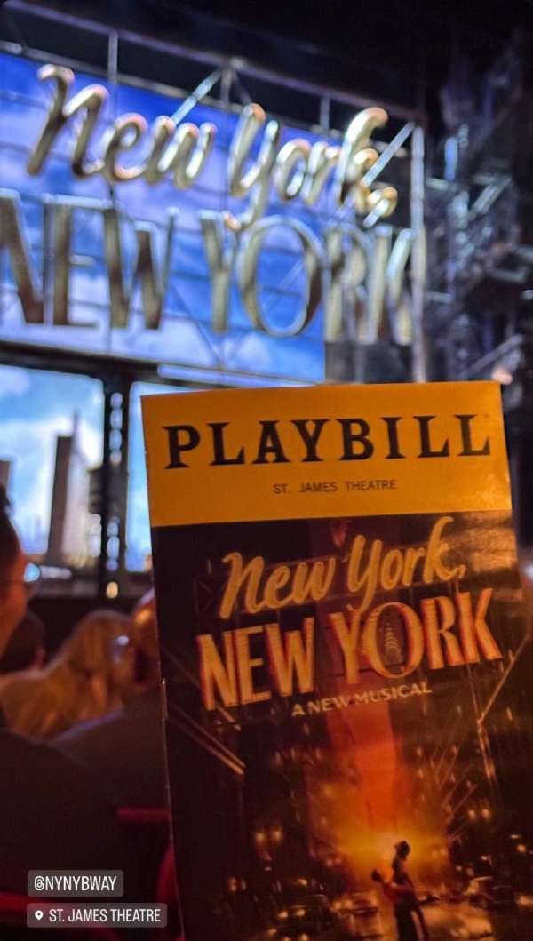 St. James Theatre, section: Orchestra L, row: G, seat: 15