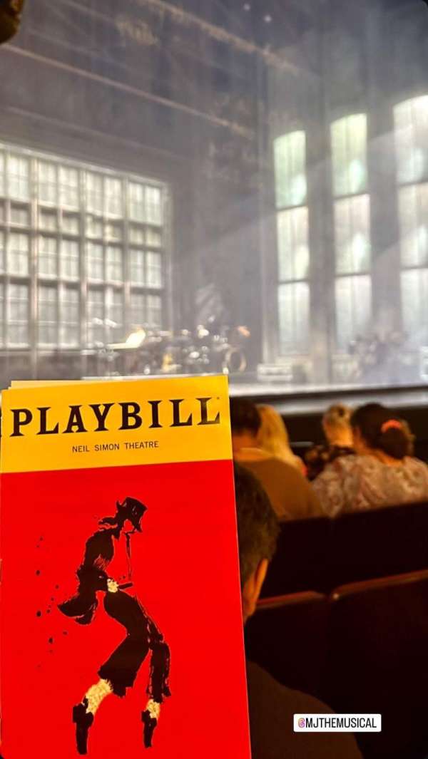 Neil Simon Theatre, section: Orchestra L, row: E, seat: 13