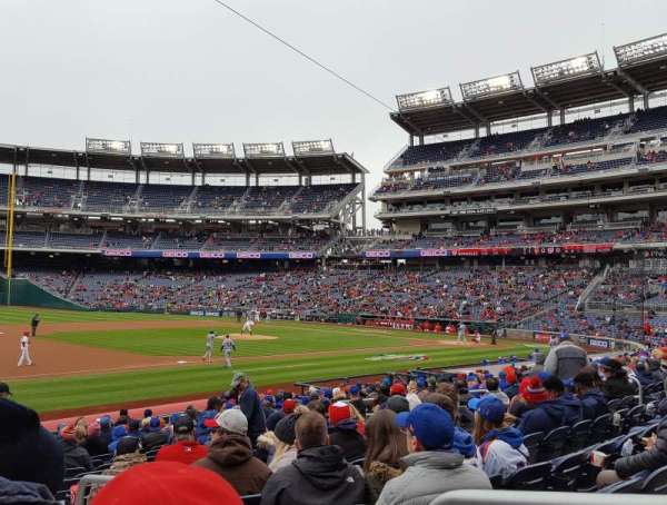 Nationals Park, section: 113, row: X, seat: 2