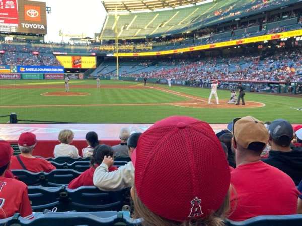 Angel Stadium, section: 113, row: J, seat: 5
