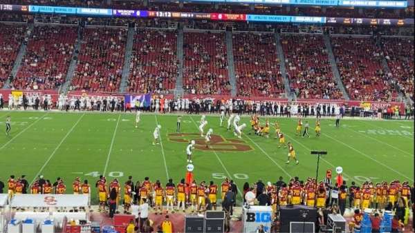 Los Angeles Memorial Coliseum, section: 107B, row: 32, seat: 14