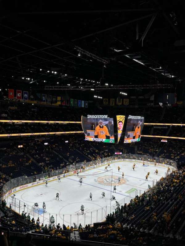Bridgestone Arena, section: 321, row: J, seat: 15