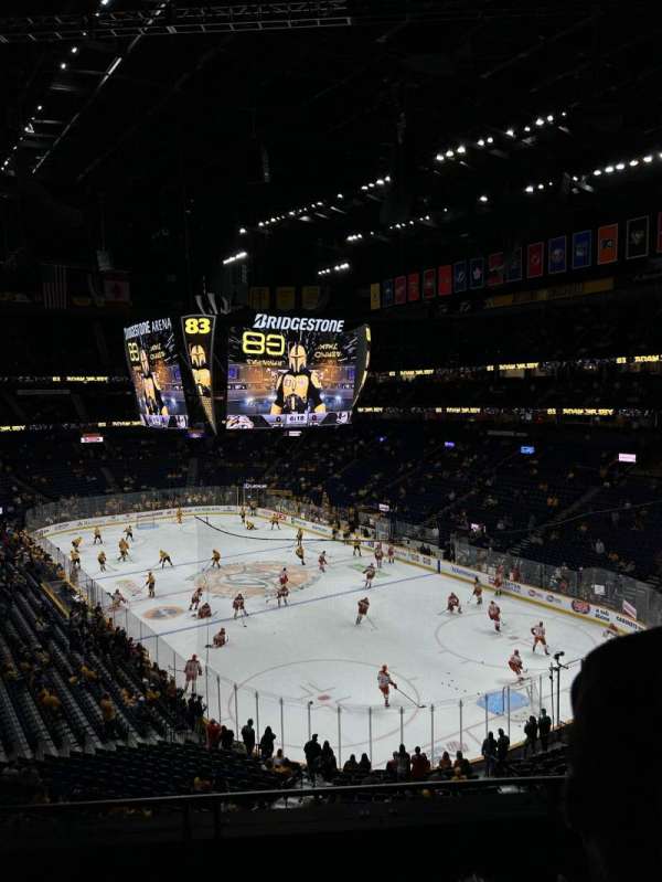 Bridgestone Arena, section: 315, row: C, seat: 12