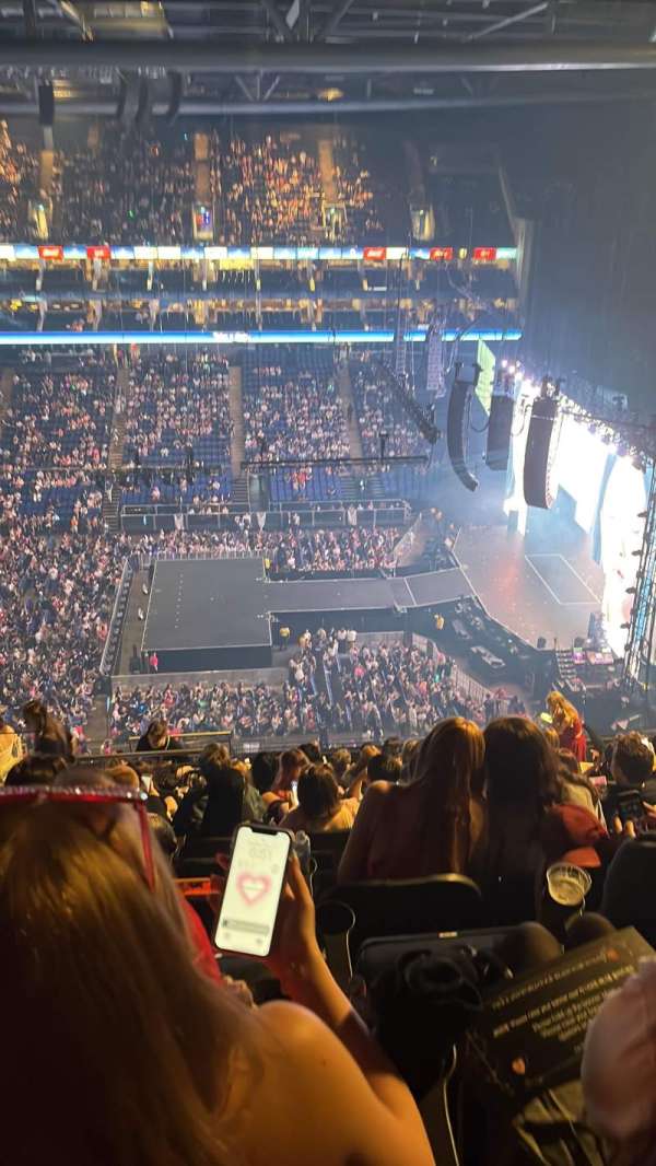 The O2, London, section: 420, row: A, seat: 935