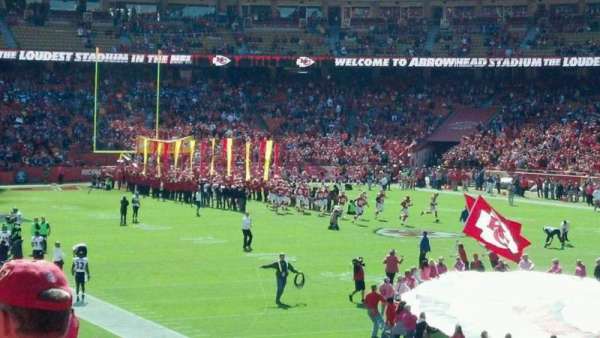 Arrowhead Stadium, section: 131, row: 25, seat: 12