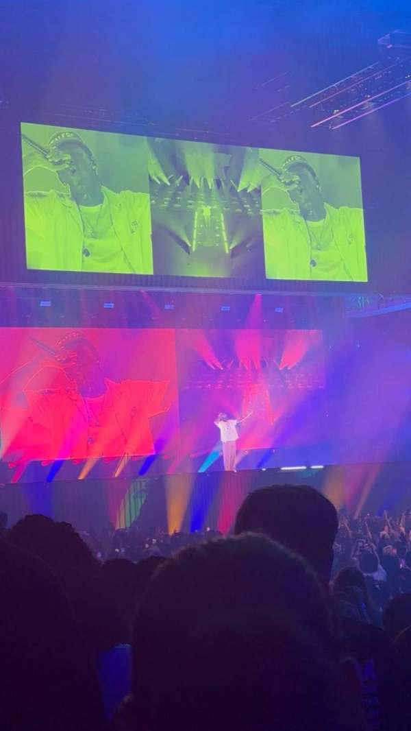 Spectrum Center, section: 105, row: G, seat: 1