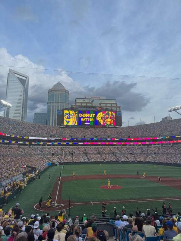 Bank of America Stadium, section: 104, row: WC, seat: 2