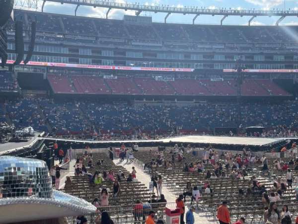 Gillette Stadium, section: 113, row: 14, seat: 14