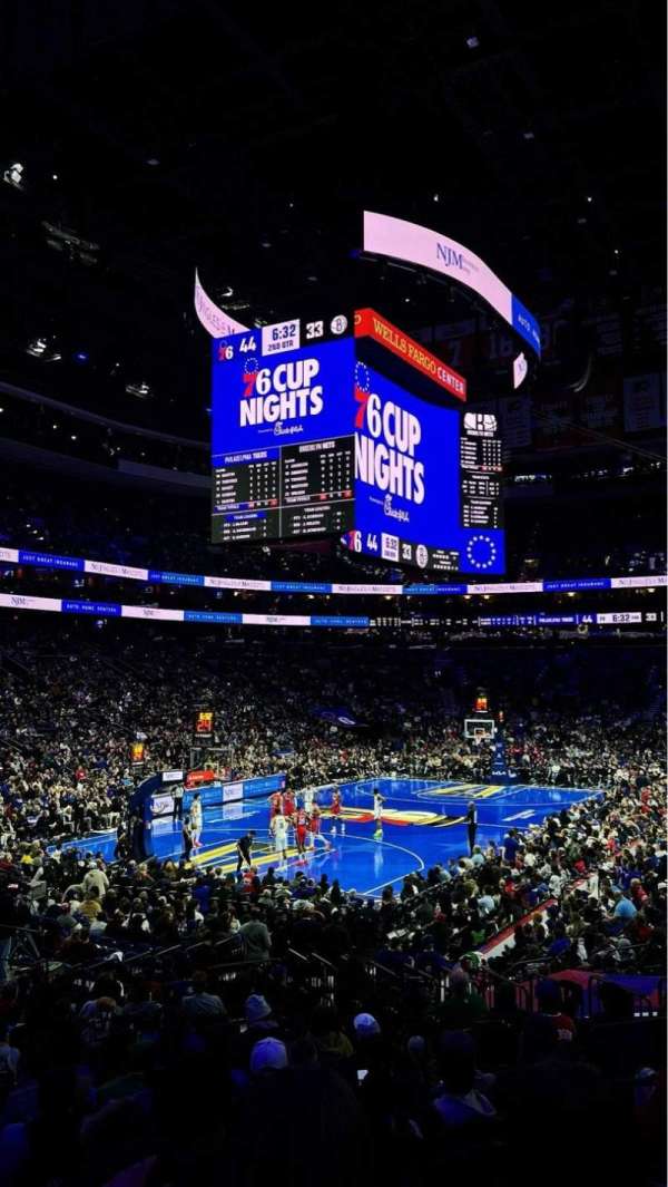 Xfinity Mobile Arena, section: 109, row: 18, seat: 8