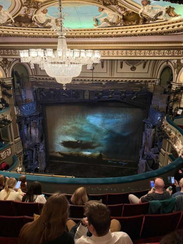 Sondheim Theatre, West End, section: grande circle, row: f, seat: 12